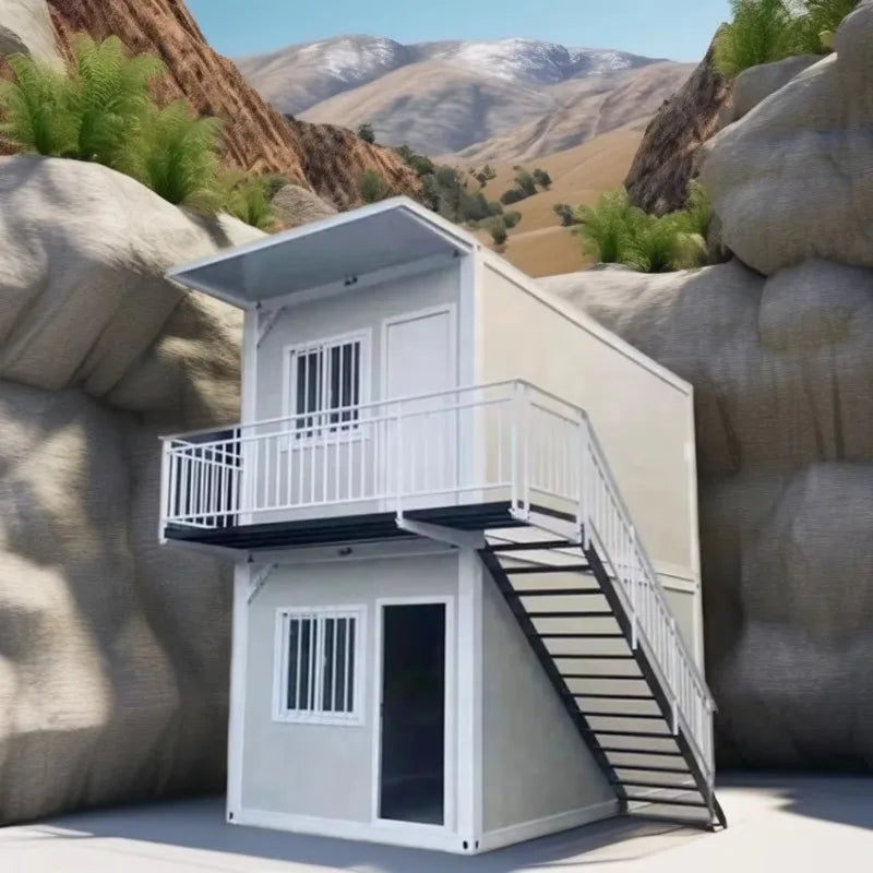 Modern Prefabricated Home 3 Bedroom Container Apartment Ready to Live Little Steel House for Hotel or Office Use