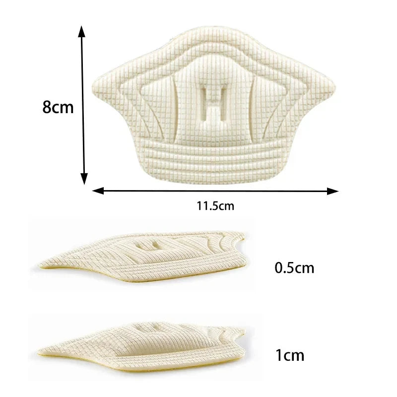 6pcs/Set Insoles For Shoes Patch Heel Pads For Sport Shoes Adjustable Size Feet Pad Insole Heel Protector Back Sticker Shoe Pad