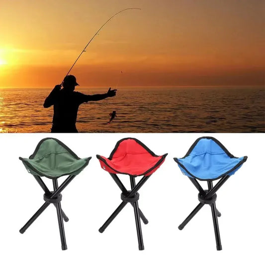 Outdoor Small Folding Triangular Stool Fishing Camping Multifunction Foldable Stool Household Daily Park Chair Bench