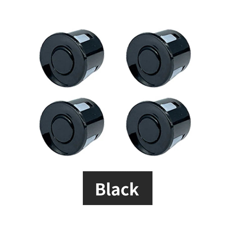 Hippcron 4PCS 22mm Car Parking Sensors Backup Radar System Black Red Blue Gold Grey Silver Champagne Gold White Color Sensor