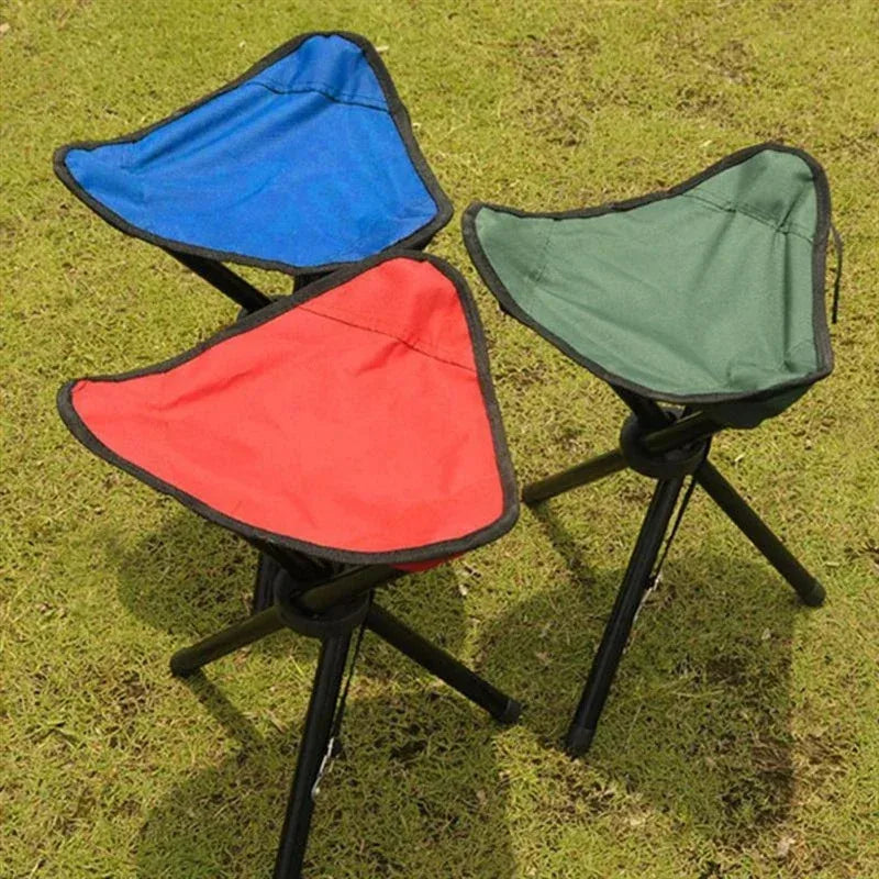 Outdoor Small Folding Triangular Stool Fishing Camping Multifunction Foldable Stool Household Daily Park Chair Bench