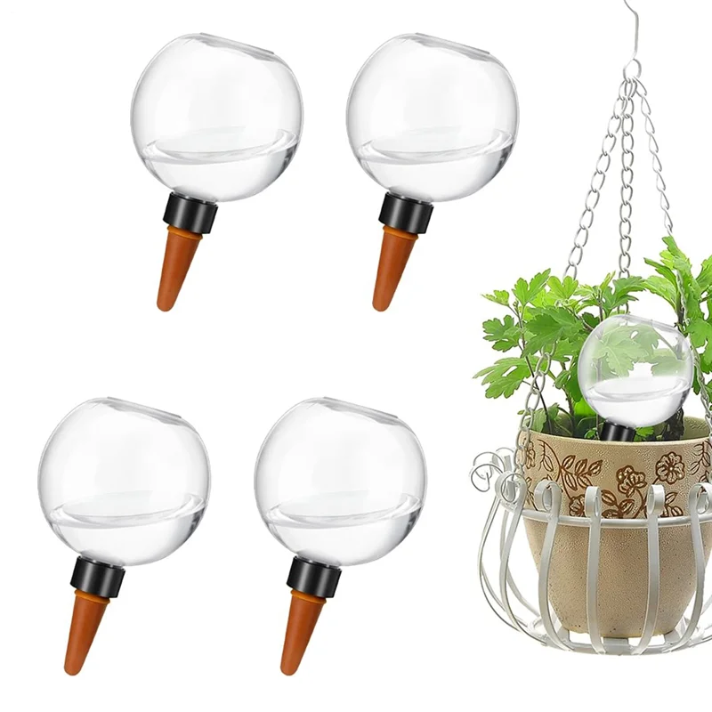 ABKY-Automatic Plant Watering Globes 4Pcs 500 Ml Plant Watering For Home, Balcony, Living Room, Apartment Plant Watering Tools