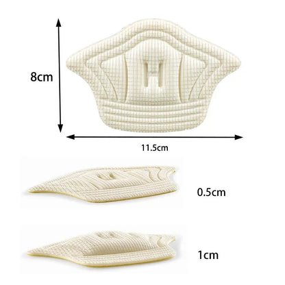 6pcs/Set Insoles For Shoes Patch Heel Pads For Sport Shoes Adjustable Size Feet Pad Insole Heel Protector Back Sticker Shoe Pad