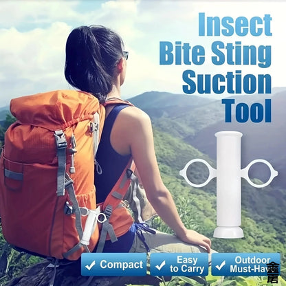 Suction Tool, Poison Remover - Bug Bites And Bee/Wasp Stings, Natural Insect Bite Relief, Chemical Free Single