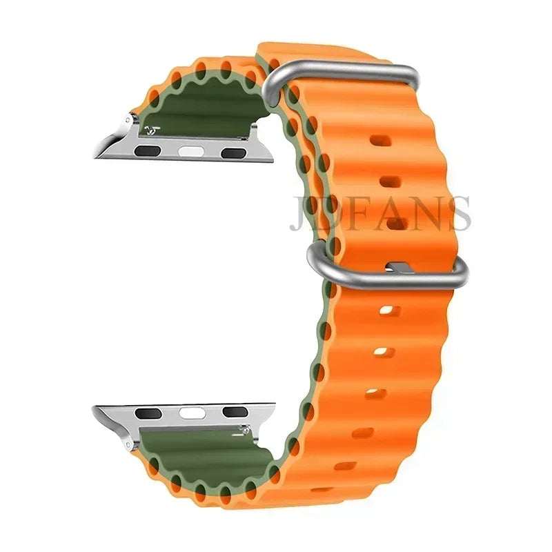 Straps for Apple Watch Band 44mm 40mm 45mm 49mm 41mm 42mm 38mm 46mm ocean bracelet correa iWatch series 7 6 3 se 8 Ultra 2 9 10