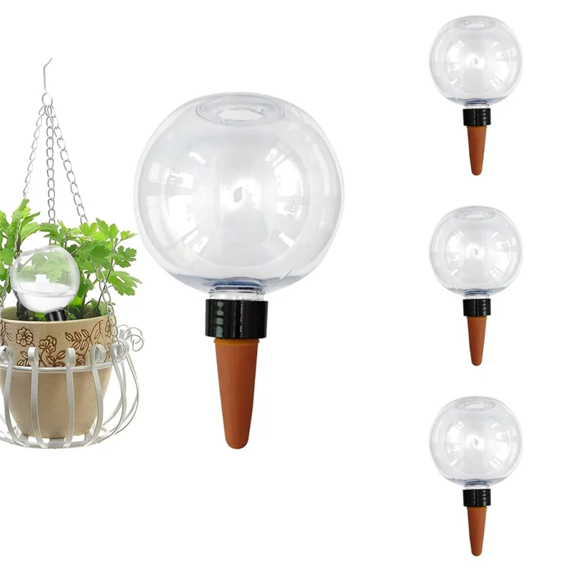 ABKY-Automatic Plant Watering Globes 4Pcs 500 Ml Plant Watering For Home, Balcony, Living Room, Apartment Plant Watering Tools