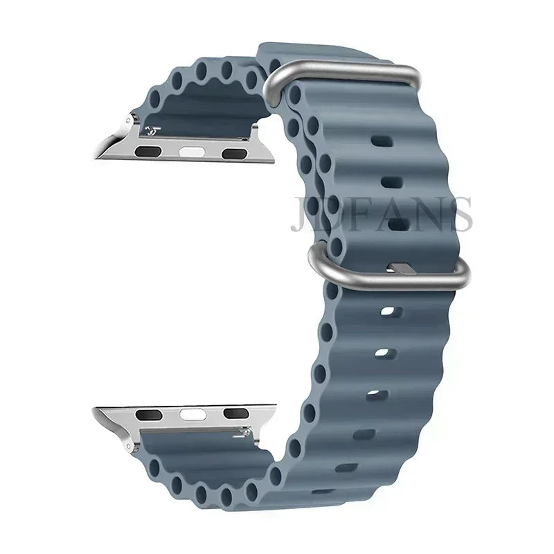 Straps for Apple Watch Band 44mm 40mm 45mm 49mm 41mm 42mm 38mm 46mm ocean bracelet correa iWatch series 7 6 3 se 8 Ultra 2 9 10
