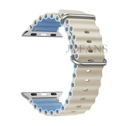 Straps for Apple Watch Band 44mm 40mm 45mm 49mm 41mm 42mm 38mm 46mm ocean bracelet correa iWatch series 7 6 3 se 8 Ultra 2 9 10