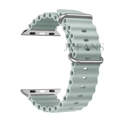 Straps for Apple Watch Band 44mm 40mm 45mm 49mm 41mm 42mm 38mm 46mm ocean bracelet correa iWatch series 7 6 3 se 8 Ultra 2 9 10
