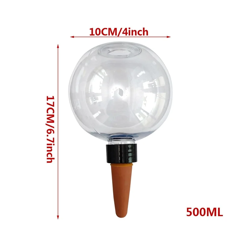 ABKY-Automatic Plant Watering Globes 4Pcs 500 Ml Plant Watering For Home, Balcony, Living Room, Apartment Plant Watering Tools