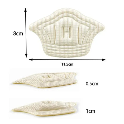 6pcs/Set Insoles For Shoes Patch Heel Pads For Sport Shoes Adjustable Size Feet Pad Insole Heel Protector Back Sticker Shoe Pad