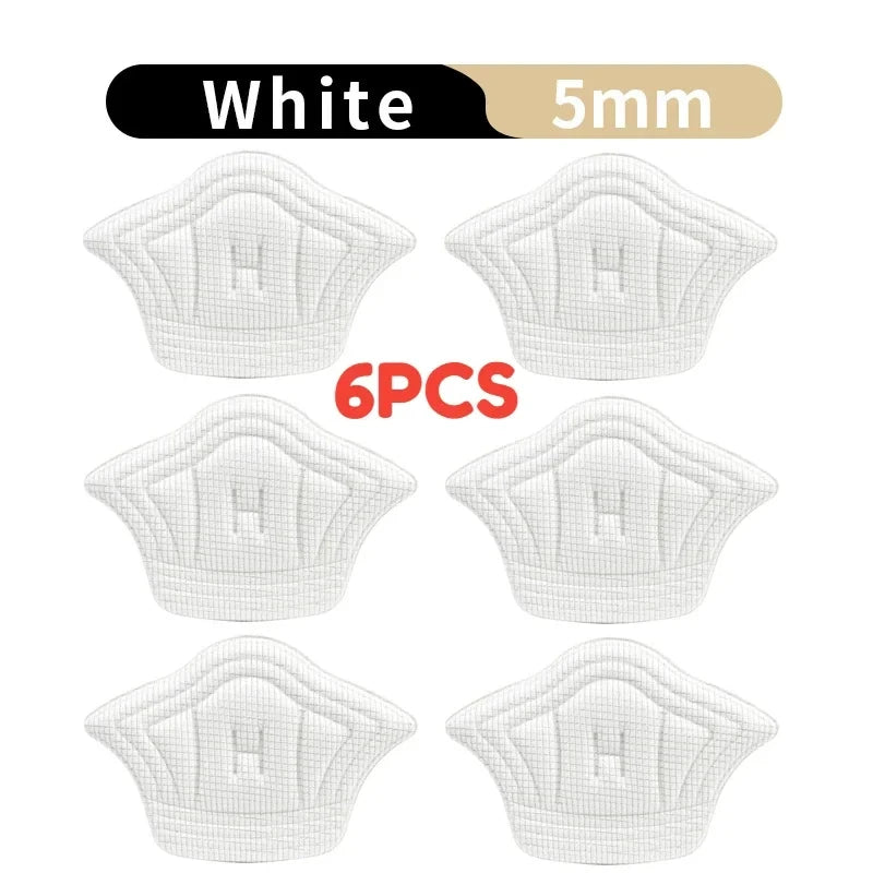 6pcs/Set Insoles For Shoes Patch Heel Pads For Sport Shoes Adjustable Size Feet Pad Insole Heel Protector Back Sticker Shoe Pad