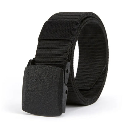 Automatic Buckle Nylon Belt Outdoor Hunting Multifunctional Tactical Canvas Belt High Quality Men Belt